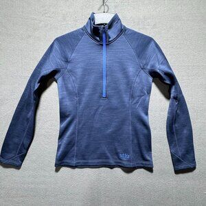 Stio Gannett Half Peak Half Zip Blue Stretch Fleece Women’s Medium